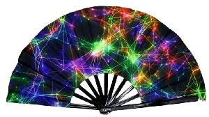 13.5 Inch Line Gid Dancing Jumbo Fans "Galaxy"